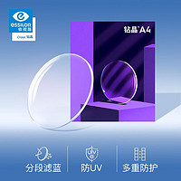 essilor 依视路 近视树脂镜片 2片装 1.552 非球面