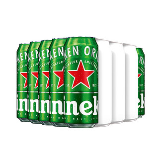 Heineken 喜力 啤酒500ml*6罐（送啤酒3罐）