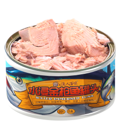 恋食记 水浸 金枪鱼罐头 原味 175g