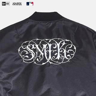 NEW ERA 纽亦华 x SMFK x MLB 联名系列运动夹克男女同款 13429789-黑色 S