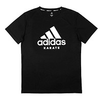 限尺码：adidas 阿迪达斯 男式短袖t恤夏季训练运动服跑步上衣舒适透气