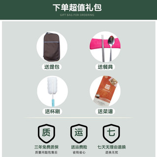 恩尔美（nRMEi）焖烧杯316不锈钢焖烧壶双层超长保温饭盒大容量保温桶焖烧罐 紫色1000ml