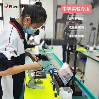 凤凰（Phenix）生物显微镜单目XSP-02-640倍小学初中生中考教学同款儿童 标配：XSP-02-640X反光镜