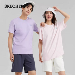 SKECHERS 斯凯奇 情侣款经典短袖