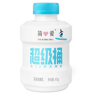 simplelove 简爱 超级桶酸奶450g*6瓶