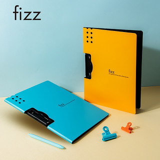 fizz 飞兹 A6381 A4竖式文件夹板 深蓝色 单个装