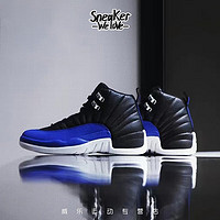 NIKE 耐克 Air Jordan 12 AJ12 皇家蓝 黑蓝复古篮球鞋 AO6068-004 36.5