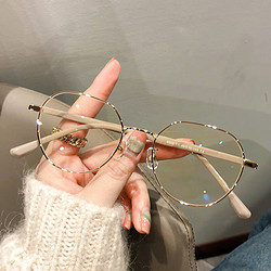 学生韩版 近视眼镜 防蓝光平光镜