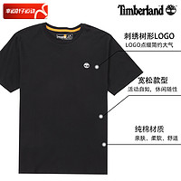 Timberland 官方纯棉短袖男夏季新款户外宽松运动服跑步透气半袖T恤衫