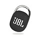  JBL 杰宝 CLIP4 无线音乐盒四代 蓝牙便携音箱+低音炮 户外音箱 迷你音响 IP67防尘防水 夜空黑　
