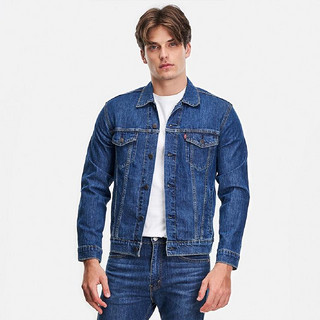 Levi's 李维斯 男士翻领牛仔外套经典百搭牛仔夹克