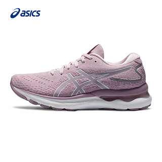 ASICS 亚瑟士 跑鞋女GEL-NIMBUS 24旗舰缓震粉紫色运动鞋1012B201