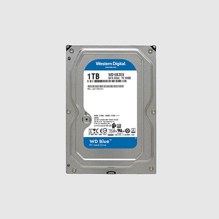 西部数据 台式机机械硬盘 蓝盘 SATA3接口 3.5英寸 蓝色 1TB