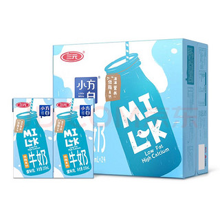 SANYUAN 三元 小方白低脂高钙牛奶200ml*24盒 量贩装 礼盒装