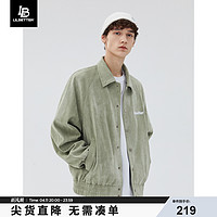 LILBETTER 仿麂皮外套男春秋潮牌上衣2024新款高级感衣服休闲夹克