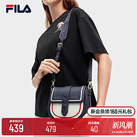 FILA 斐乐 官方女包挎包2024春季新款时尚包包新月包单肩包斜挎包