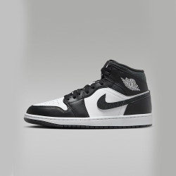 nike耐克jordanaj1黑白熊猫男子运动鞋冬新款缓震中帮板鞋fb9911001