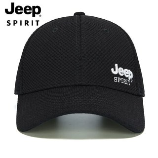 吉普（JEEP）帽子男士棒球帽四季百搭鸭舌帽时尚潮流男女士太阳帽A0751 深灰