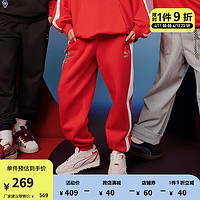 PUMA 彪马 男女同款运动长裤 BZ TOH PANTS 625835 红色-11 L(180/78A)