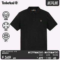 Timberland 官方男装短袖POLO衫24春新款户外休闲透气|A63YQ