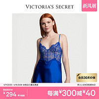 VICTORIA'S SECRET 5折起|维密 花漾蕾丝缎面拼接无衬垫吊带性感睡衣睡裙女