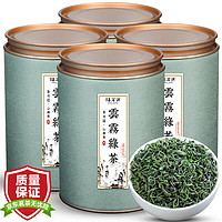 福茗源 高山云雾绿茶 600g（150g*4罐）2024新茶明前茶叶碧螺春浓香型