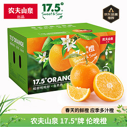 NONGFU SPRING 农夫山泉 橙子脐橙 水果礼盒 3kg装 伦晚橙