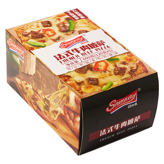 闪味 法式牛肉披萨600g(120*5片)/盒