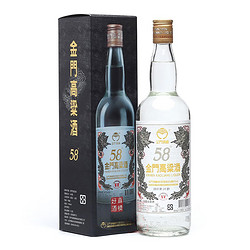 KINMEN KAOLIANG 金门高粱酒 白金龙 58%vol 清香型白酒 600ml 单瓶装