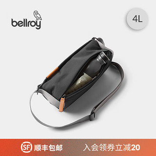 Bellroy澳洲Sling Mini 4L迷你随行包环保防拨水腰包斜挎男女胸包 宝藏灰 4L