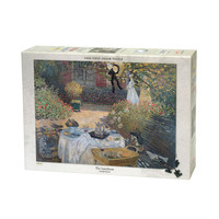 拼图1000片莫奈花园午餐名画成人高难度解压减压玩具挂画创意手工锻炼耐心消耗时间玩具 4000片高难度025