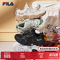 FILA 斐乐 老爹鞋女鞋运动鞋2024夏季新款猫爪鞋5代男鞋休闲鞋透气