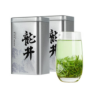 去寻明前龙井 杭州明前高山绿茶春茶罐装200g品袋自己喝