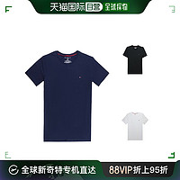 TOMMY HILFIGER 香港直发Tommy Hilfiger男士休闲T恤纯色圆领短袖简约舒适百搭