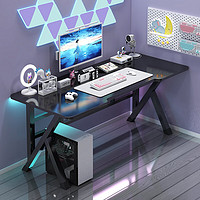 众璟 电脑桌K腿家用黑120x60cm