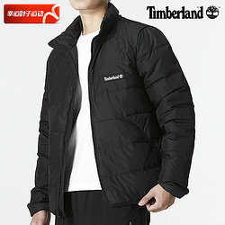 Timberland 添柏岚 羽绒服男2023冬季新款运动服户外防风衣黑色防寒夹克A5Z21