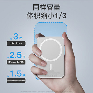 KOVOL 科沃 磁吸充电宝苹果Magsafe无线快充20W可上飞机迷你便携大容量适用iPhone15pro max14/13/12手机