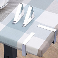 Neyankex 餐桌430不锈钢桌布夹 6个装
