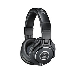 audio-technica 铁三角 ATH-M40x 头戴式监听耳机（耳罩）黑色