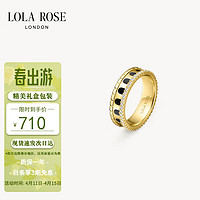 LOLA ROSE罗拉玫瑰【汤唯同款】拱门戒指女 LR70534-黑玛瑙-P码-18mm