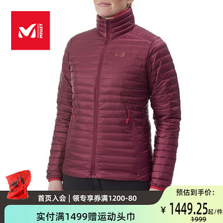 MILLET 觅乐 法国觅乐MILLET高领拒水羽绒服女轻量保暖纯色羽绒外套 MIV7599