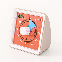 TIMESS 可视化计时器儿童学习专用学生自律定时提醒器时间管理器闹钟 HC40291-2浅驼色