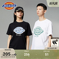 Dickies 帝客 24春夏新款常规休闲大logo男女情侣同款圆领短袖T恤内搭