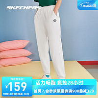 SKECHERS 斯凯奇 男女同款休闲裤运动户外宽松黑色长裤