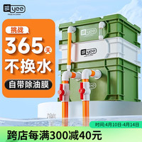 YEE鱼缸周转箱过滤器低音除油滴流盒水循环外置过滤桶鱼池过滤箱 【除油膜款裸箱 | 2层小号】