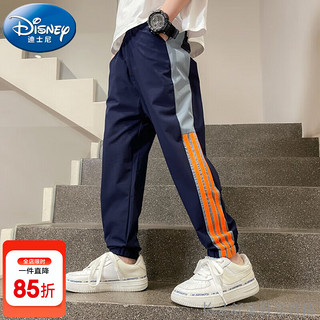 Disney 迪士尼 防蚊裤男童裤子夏季薄款 藏青色 1