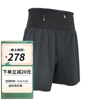 Flipbelt 运动腰包裤短裤 空气裤2.0 男女士 速干透气 跑步 经典黑男士1.0（23款） S