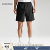 Calvin Klein【速干】运动24春夏男松紧腰印花跑步训练运动短裤4MS4S838 001-太空黑 L