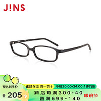 JINS 睛姿 款老花镜男女成品150度眼镜TR轻量方框FRD18A059 94黑色