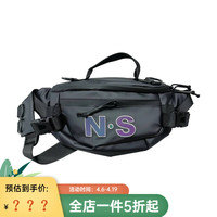 N.S BlackHoleNS多功能路亚腰包轻量便携大容量渔具包胸包旅行户外垂钓收纳防水 黑色腰包